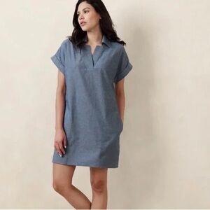 Banana Republic 100% Cotton Denim Mini-Dress